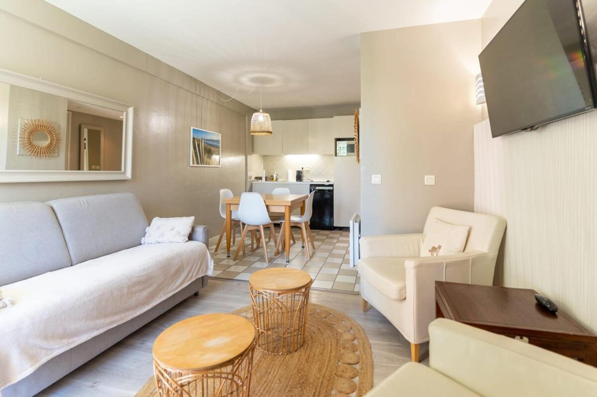 Beautiful Flat With Swimming Pool Tennis Court And Free Parking 117 Le Touquet Ngoại thất bức ảnh